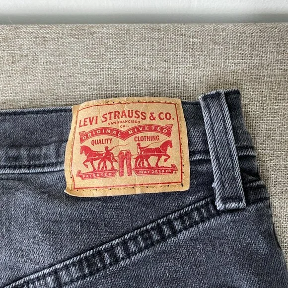 Levi's Ribcage Straight Ankle Denim Jeans Women's 27 High Rise Gray Casual Pants - Picture 7 of 14